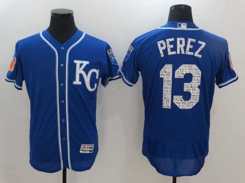 Kansas City Royals #13 Salvador Perez Royal 2017 Spring Training New Cool Base Stitched Jersey,We sell and wholesale Kansas City Royals #13 Salvador Perez Royal 2017 Spring Training New Cool Base Stitched Jersey on line form chian!